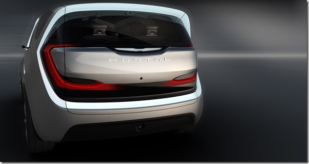 Chrysler Portal Concept exterior and LED interactive portal lighting