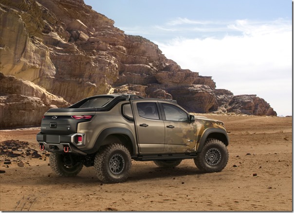Chevrolet Colorado ZH2 fuel cell electric vehicle